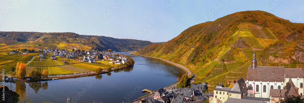 The Moselle river valley