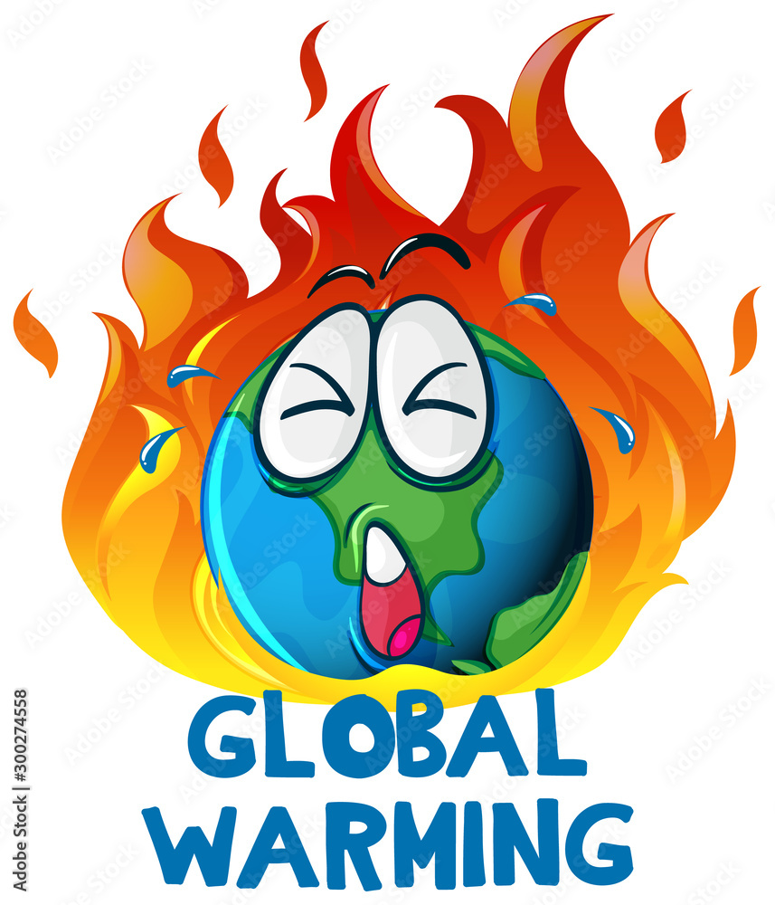 全球变暖，地球着火了