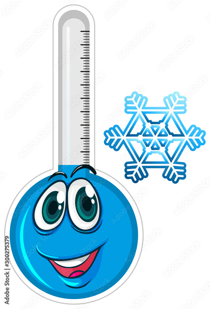 Thermometer and winter time