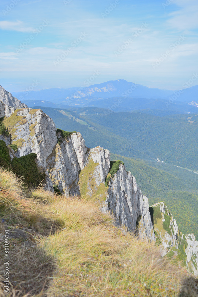 mountainous landscape in the Carpathians