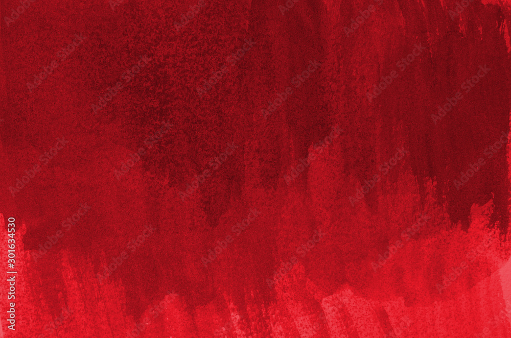 水彩风格的抽象红色背景