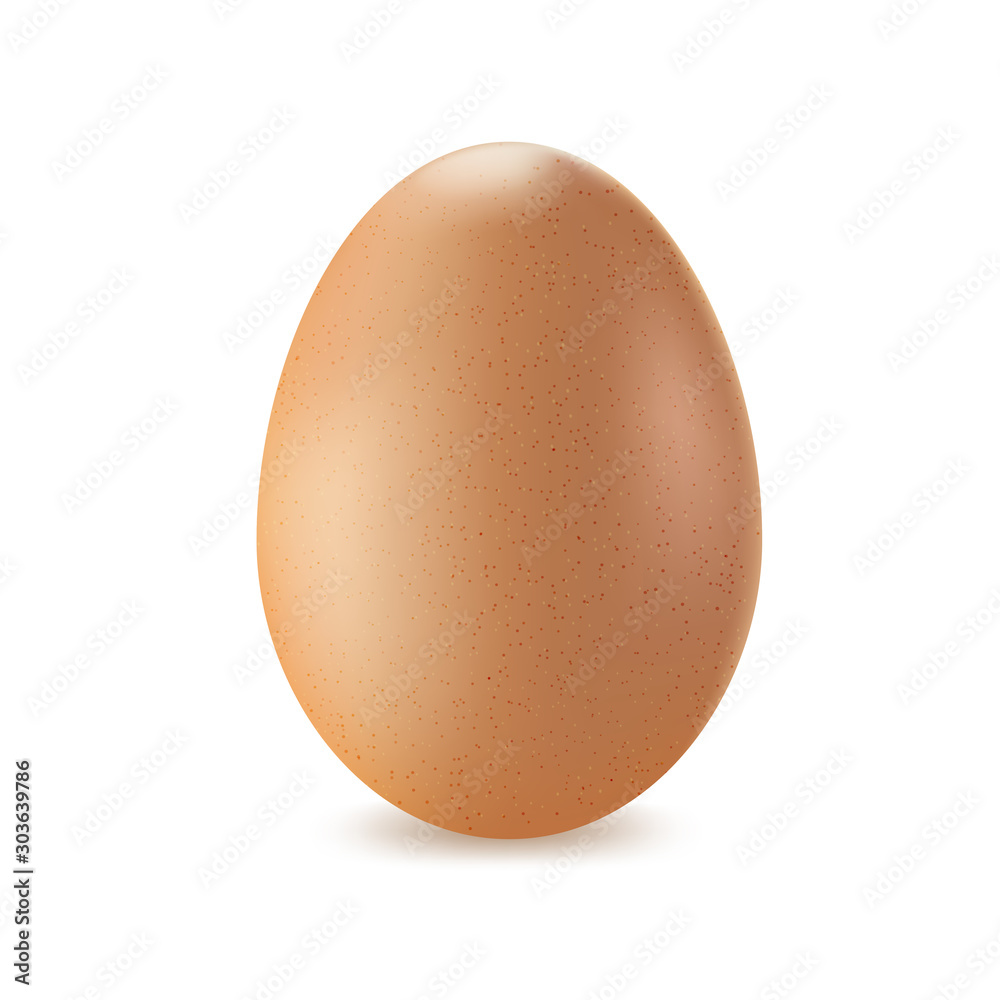 白底褐色鸡蛋，蛋白质产品，鸡蛋。
