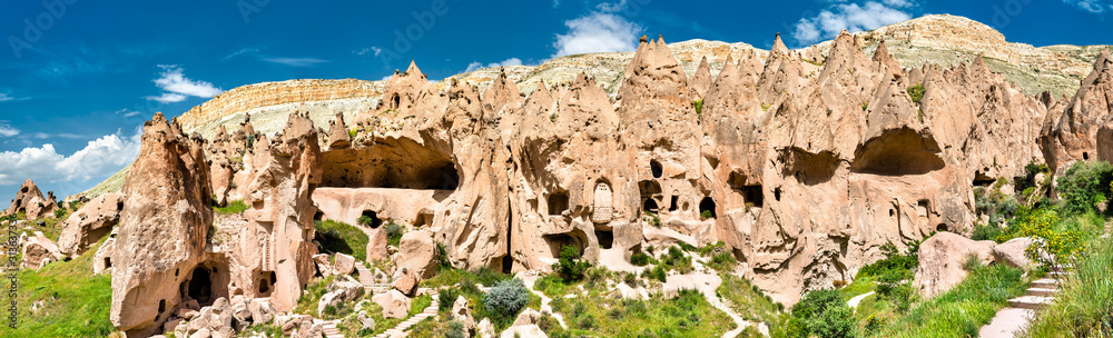 土耳其卡帕多西亚泽尔夫修道院遗迹