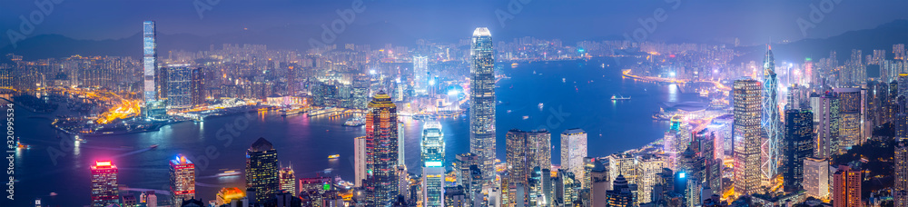 香港美丽夜景……