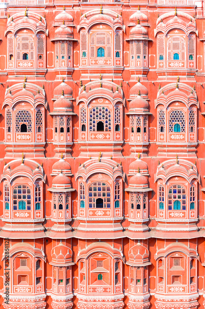 印度拉贾斯坦邦斋浦尔的Hawa Mahal或风之宫
