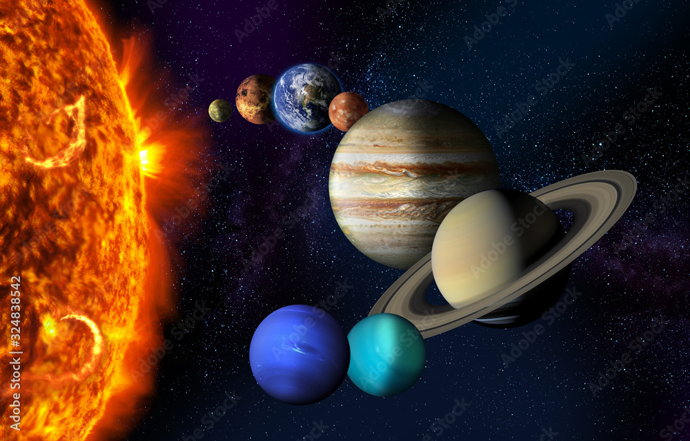 太阳和太阳系的行星