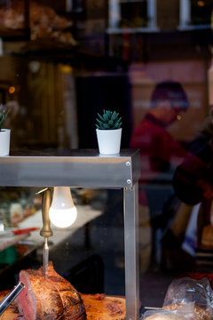 interior of a restaurant