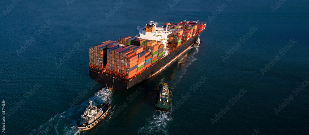 集装箱货船业务商业贸易进出口物流运输集装箱箱o