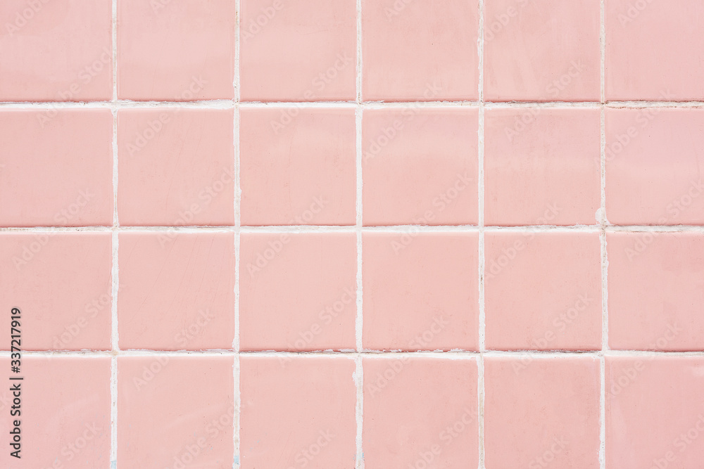 粉色复古瓷砖