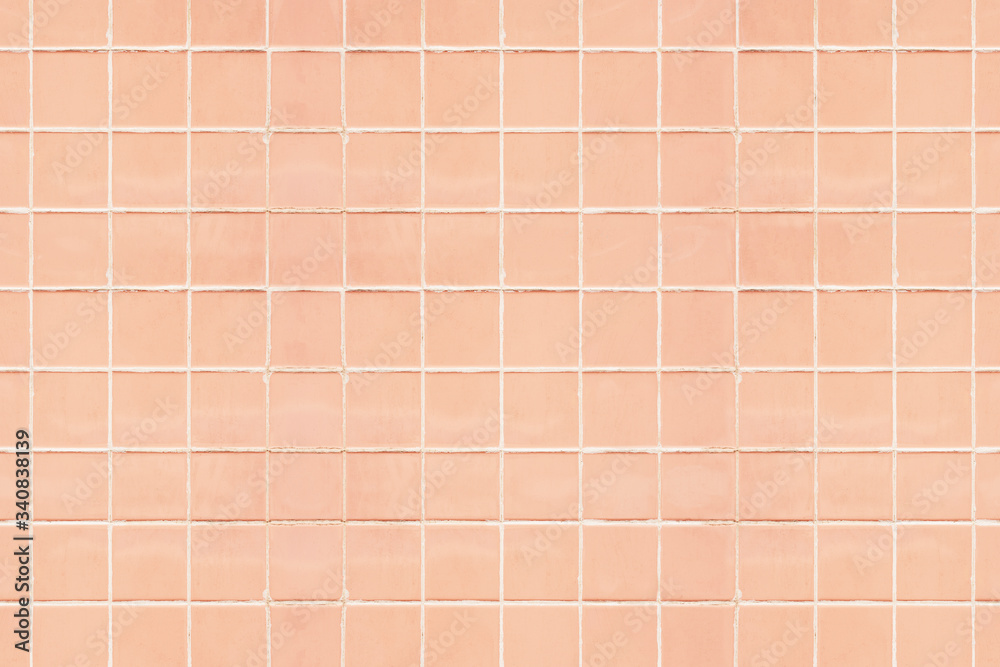 粉彩桃红色瓷砖纹理背景