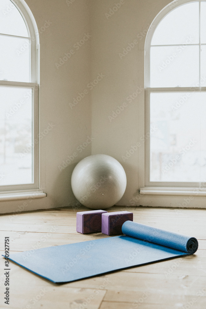 Minimal yoga studio