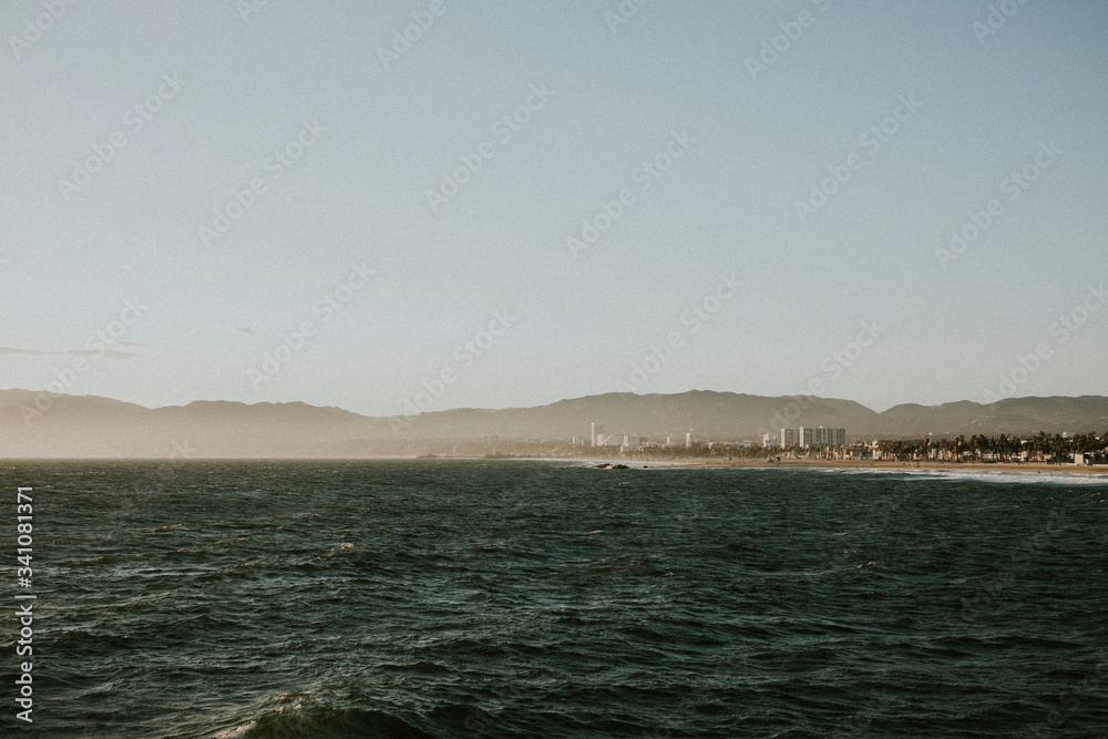 View of the ocean in California