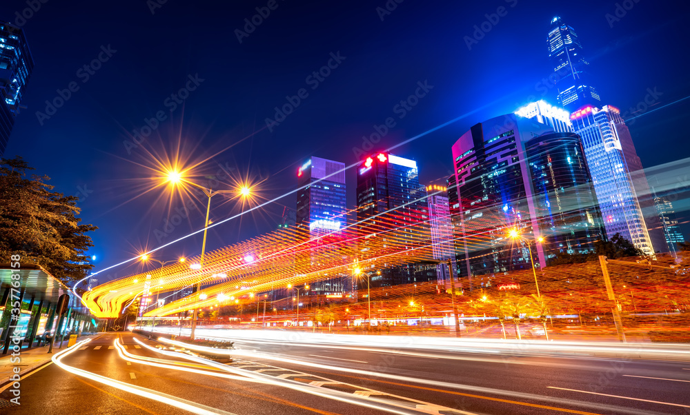 中国深圳市的道路