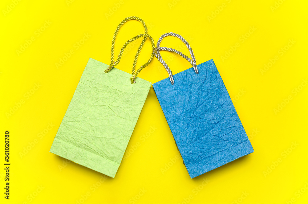 彩色背景纸购物袋