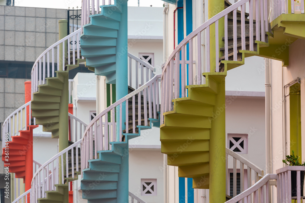 Spiral Staircases of Singapore