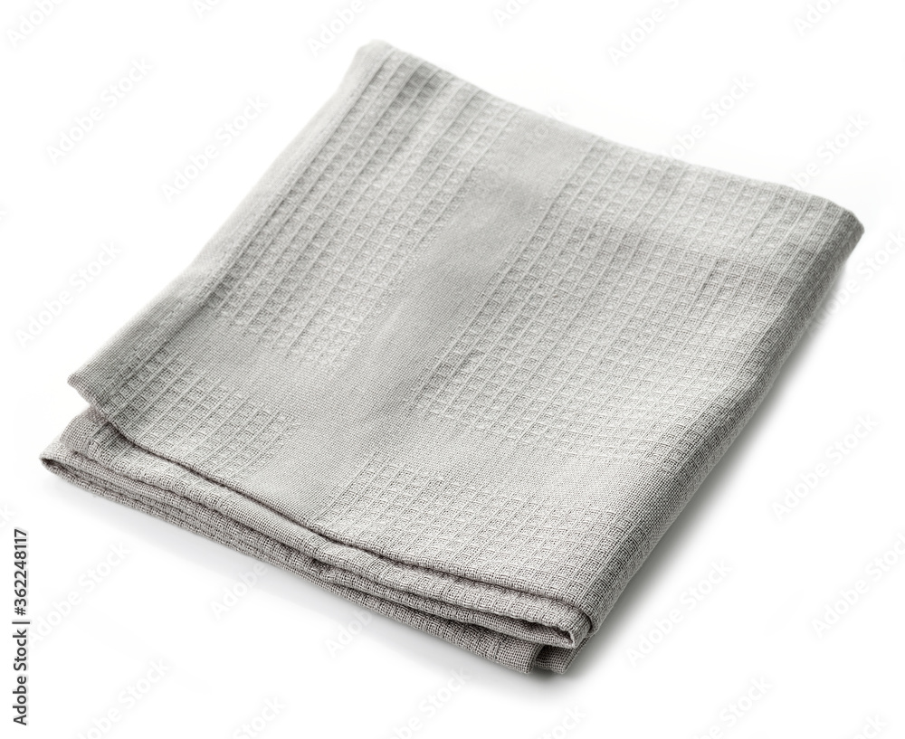 新型灰色折叠毛巾