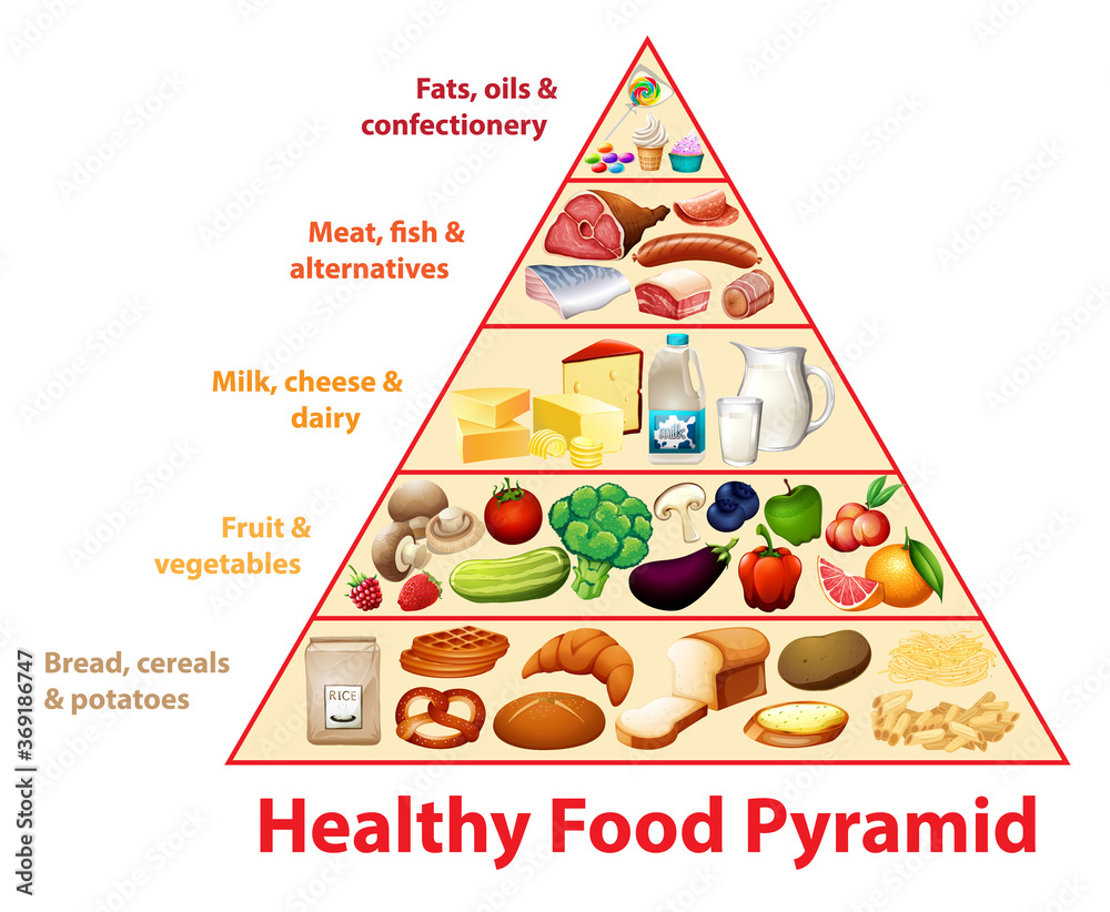 健康食品金字塔图