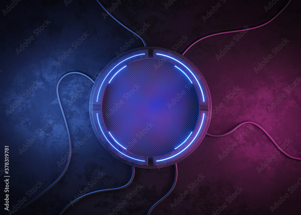 Abstract background, Circle Futuristic