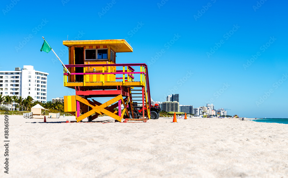 Lifeguard Tower, Miami Beach, Florida