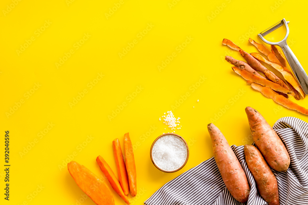 红薯片-金晨餐桌上的纯素食蔬菜