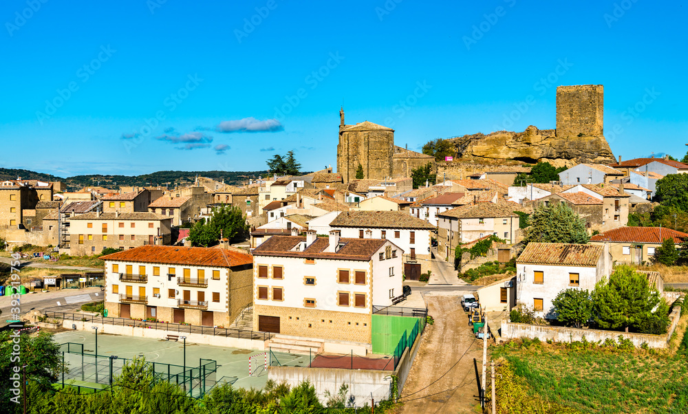 西班牙萨拉戈萨省的Luesia村