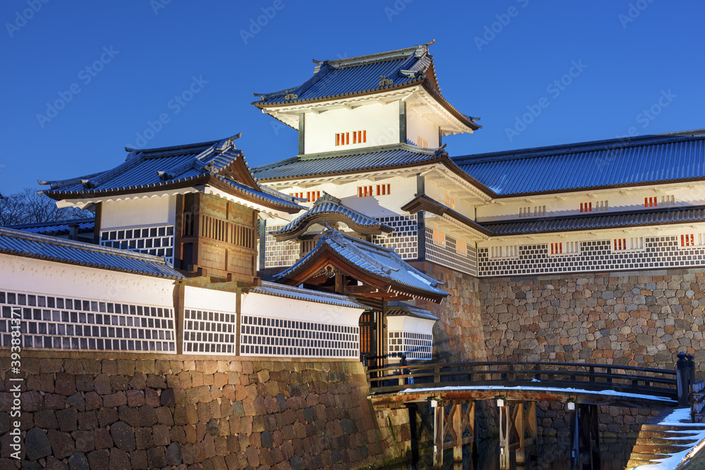 金泽，冬天的日本城堡