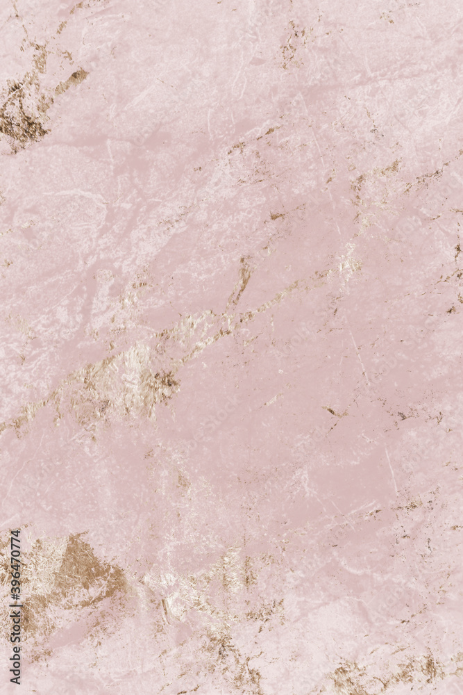 粉色和金色大理石纹理背景