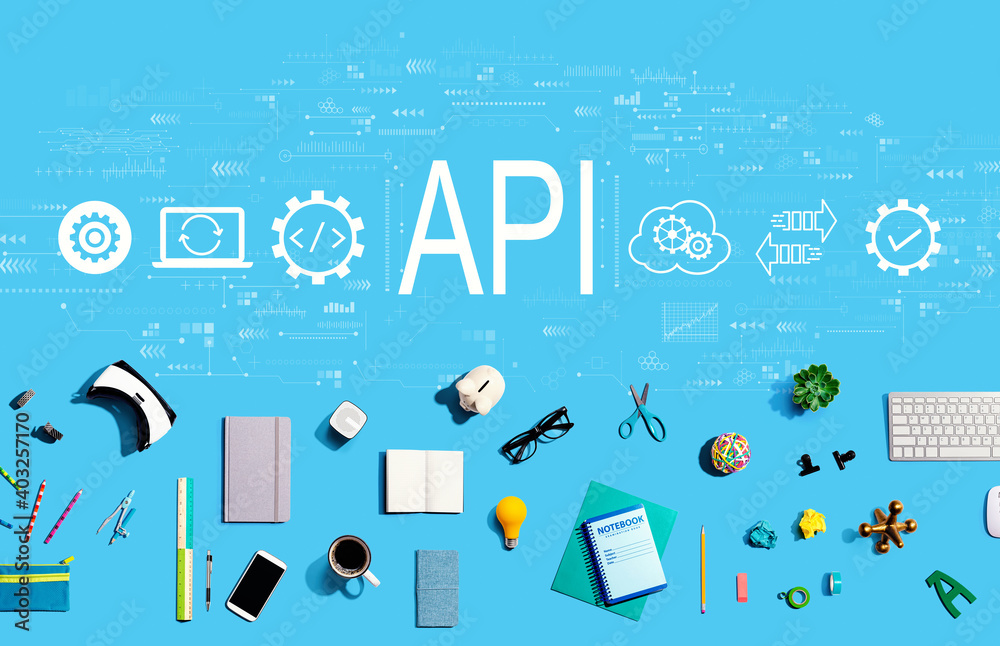 API-应用程序编程接口概念，包括电子小工具和办公支持