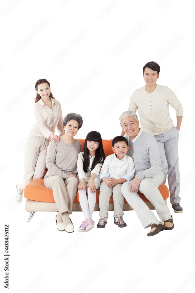 幸福家庭画像