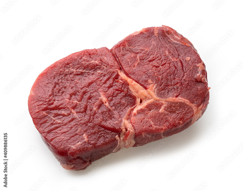 fresh raw steak