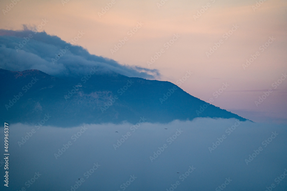 云顶之上的山顶，西班牙马拉加
