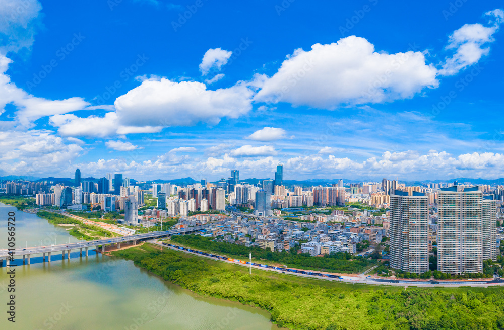 中国广东省惠州市城市风景