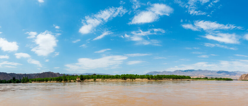 The Yellow River, Gansu Province, China