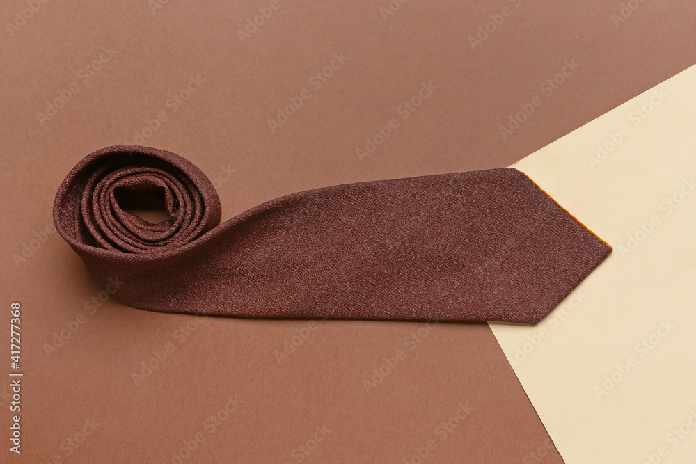 彩色背景时尚领带