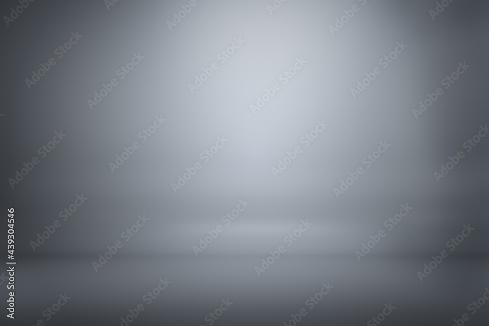 Stylish grey shades backdrop with copyspace for presentation or your company logo. 3D rendering, moc