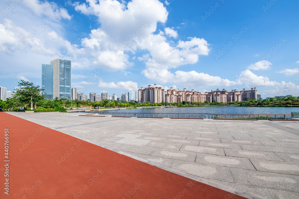 中国广州南沙自由贸易区城市景观