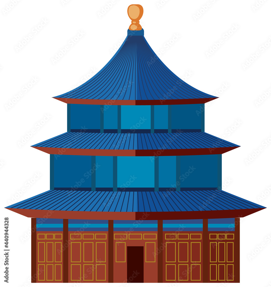 孤立的宝塔中国古代建筑