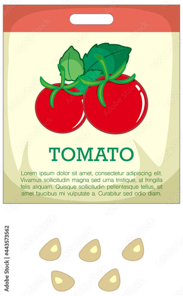 带包装的番茄种子