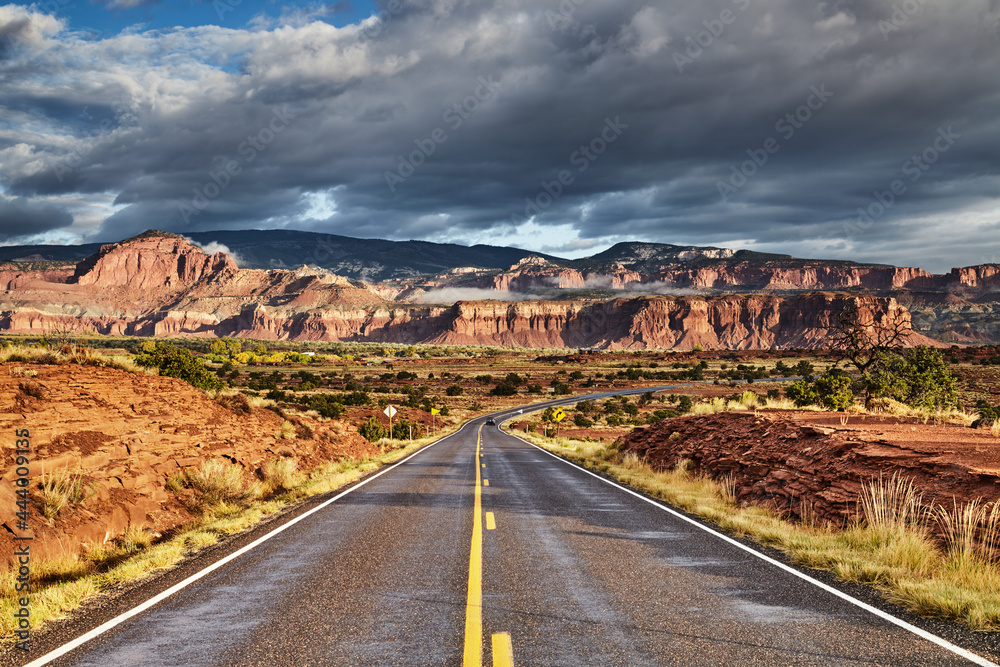 犹他州沙漠风景公路