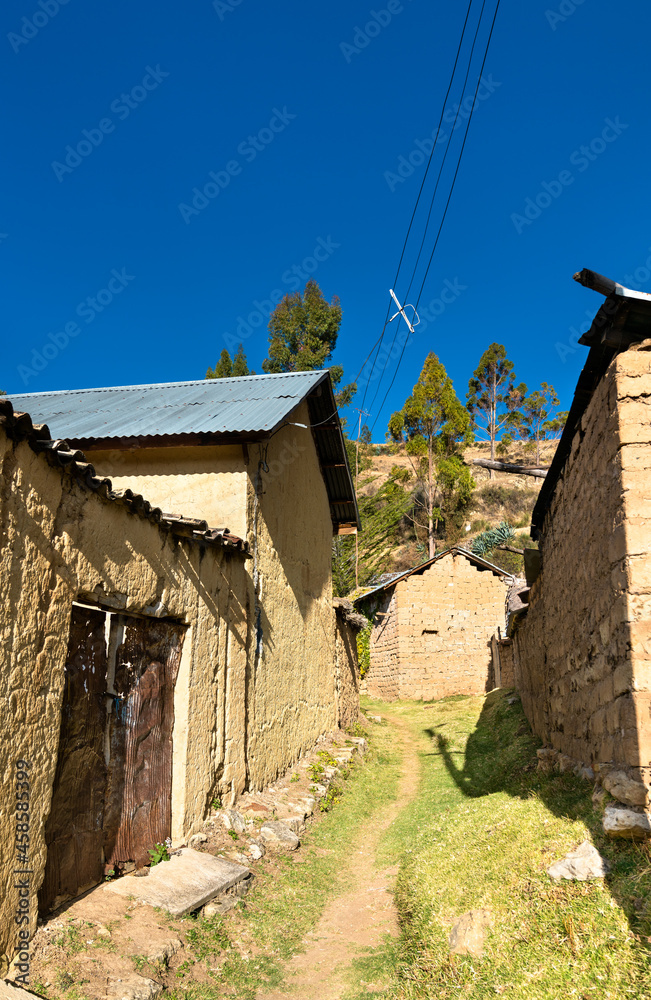 Antacocha, typical Peruvian village in the Andes