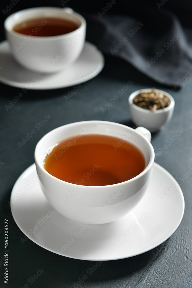 黑底美味的可可茶绿茶