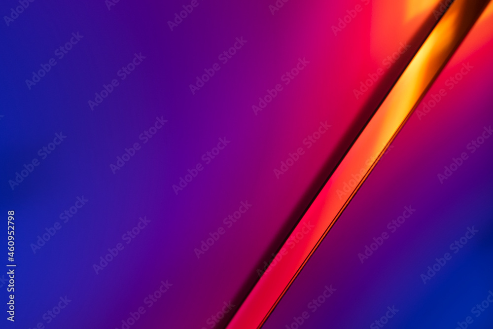 Aesthetic background with gradient neon led light effect