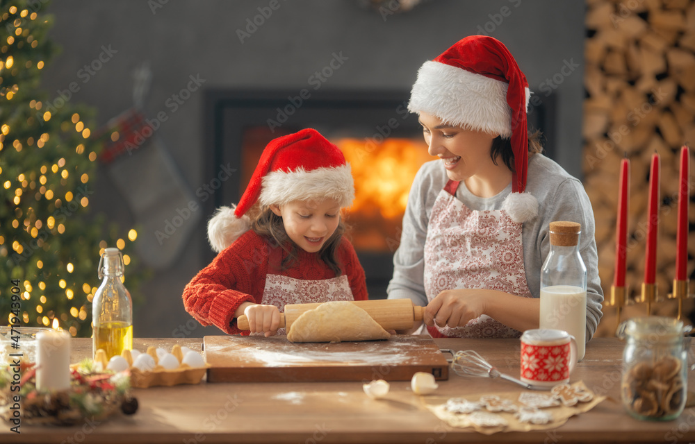 烹饪圣诞饼干