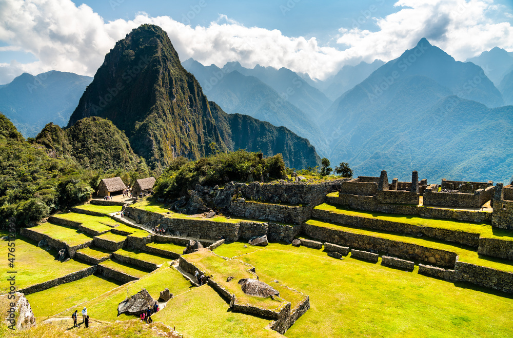 马丘比丘全景。秘鲁联合国教科文组织世界遗产