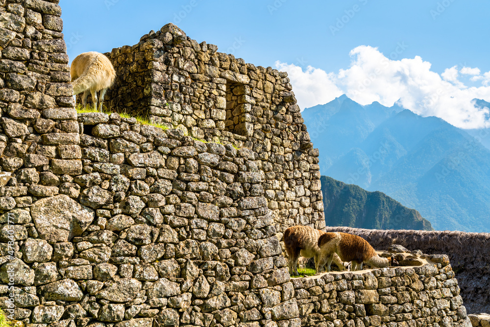 秘鲁马丘比丘景观，联合国教科文组织世界遗产