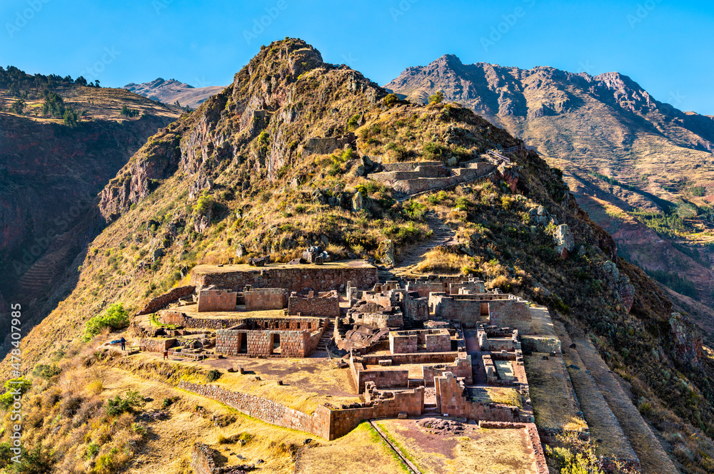 秘鲁印加圣谷的比萨考古遗址