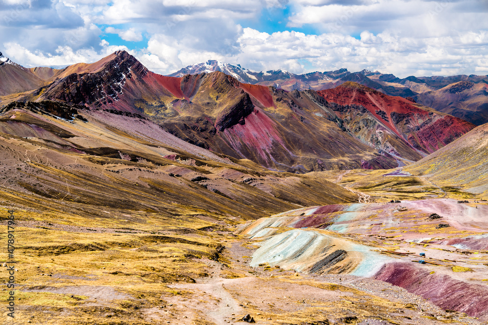 秘鲁库斯科附近的维尼孔卡彩虹山