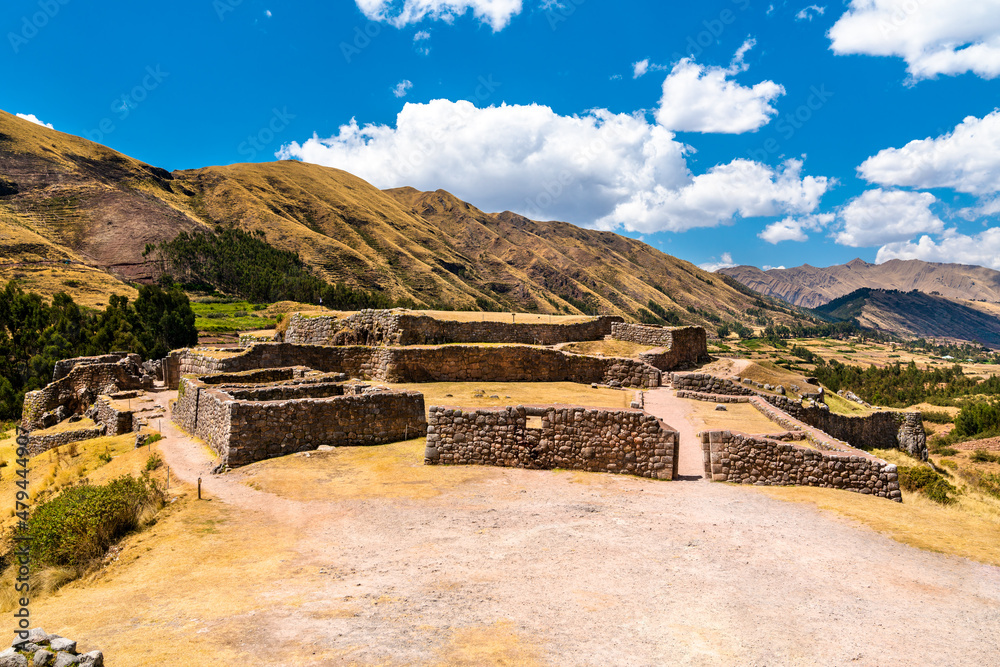 秘鲁库斯科地区的Puka Pukara堡垒