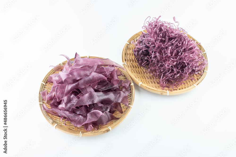 中国湖南特色美食紫薯粉丝紫薯粉丝
