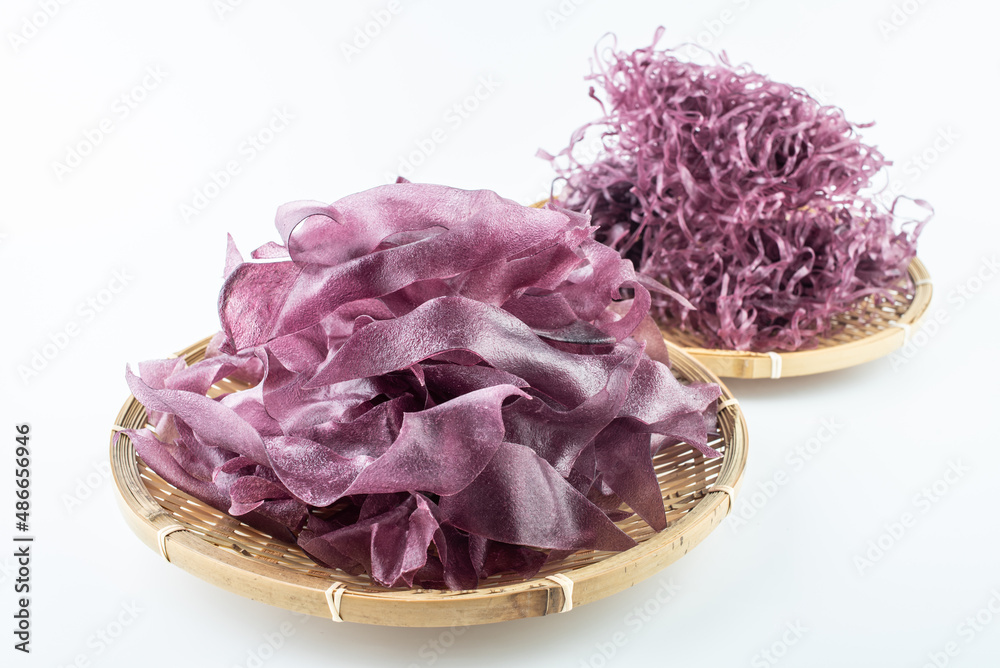 中国湖南特色美食紫薯粉丝紫薯粉丝